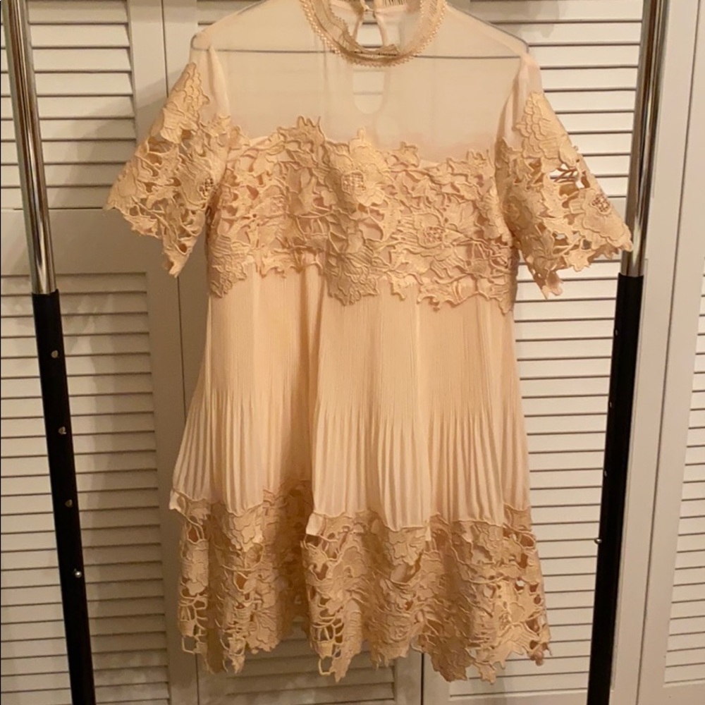 NWT! SAYLOR Free People Lace Mini Dress Hollie